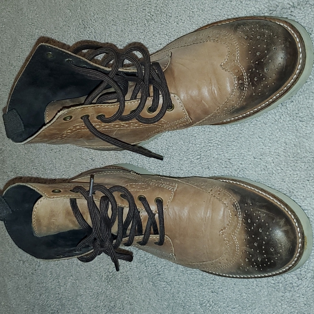 Brouge style boots